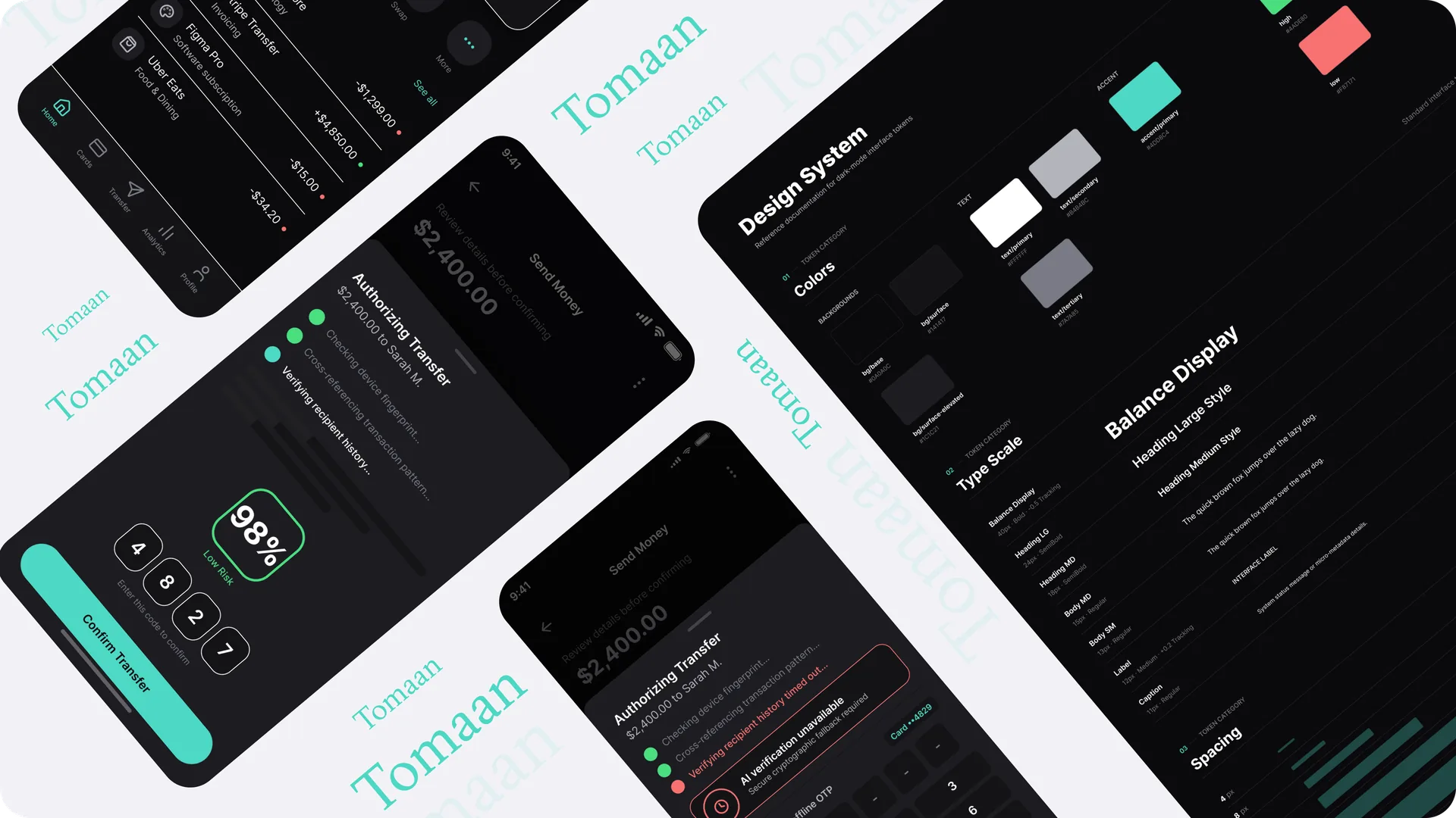 Tomaan Security Dashboard Showcase