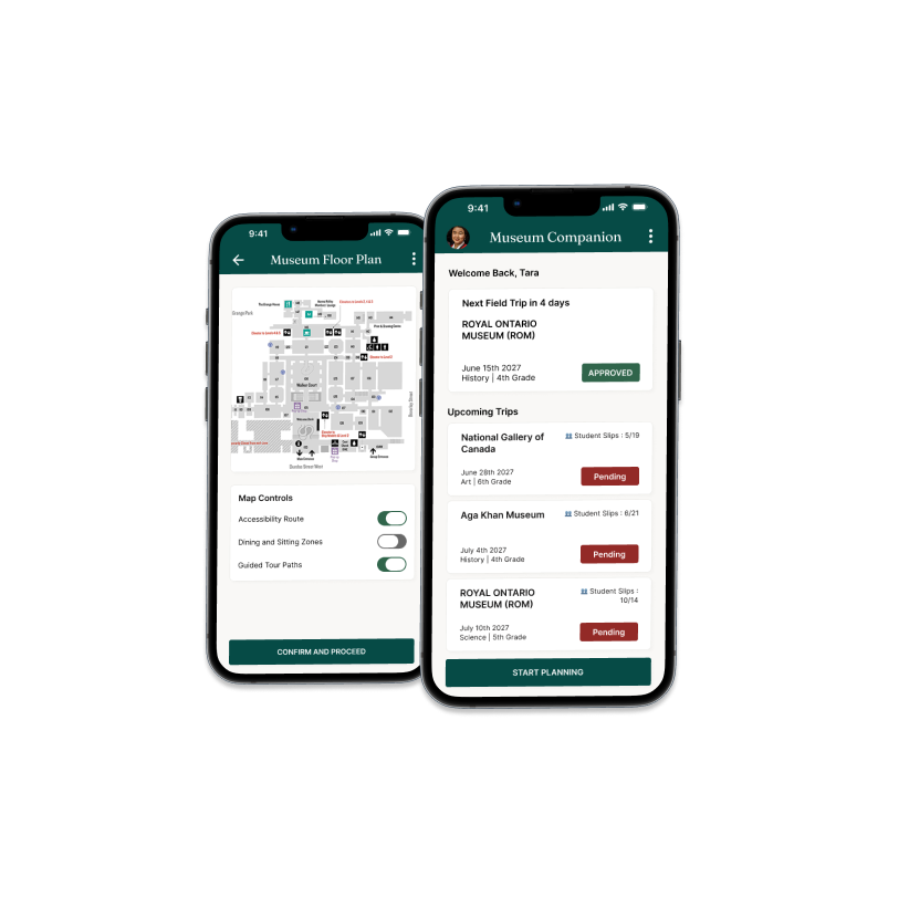 The Museum Companion App Mockup Showcase