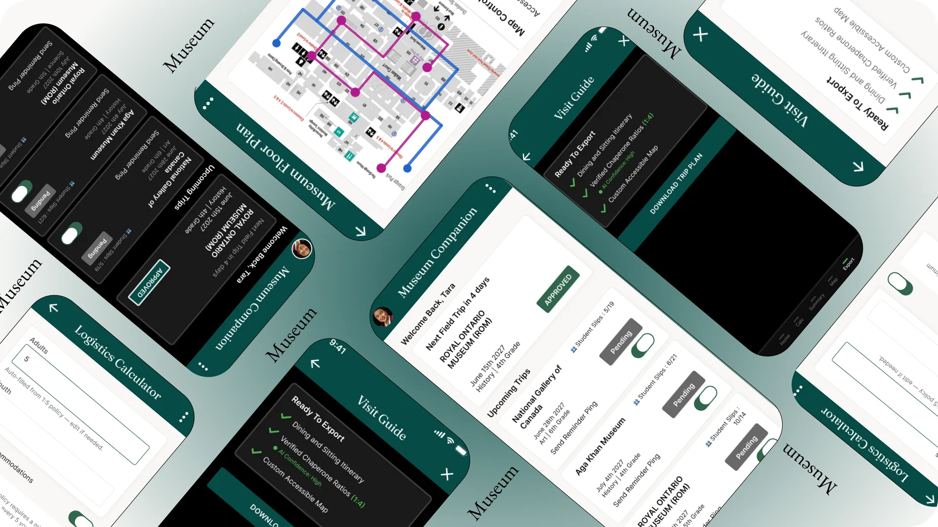The Museum Companion App Mockup Showcase